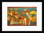 Processional scene with Amar Singh. Thanjavur, India, late 18th century by Unknown