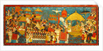 Processional scene with Amar Singh. Thanjavur, India, late 18th century by Unknown