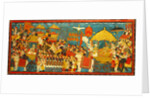 Processional scene with Amar Singh. Thanjavur, India, late 18th century by Unknown