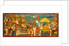 Processional scene with Amar Singh. Thanjavur, India, late 18th century by Unknown