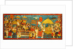 Processional scene with Amar Singh. Thanjavur, India, late 18th century by Unknown
