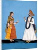 Warner and his wife. Tanjore, India, late 18th century by Unknown