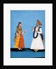 Warner and his wife. Tanjore, India, late 18th century by Unknown
