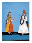 Warner and his wife. Tanjore, India, late 18th century by Unknown