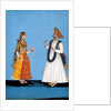 Warner and his wife. Tanjore, India, late 18th century by Unknown