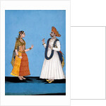 Warner and his wife. Tanjore, India, late 18th century by Unknown