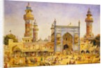 The Mosque of Wazir Ali Khan at Lahore by William Carpenter