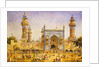 The Mosque of Wazir Ali Khan at Lahore by William Carpenter