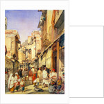 A Street in Lahore by William Carpenter
