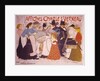 La rue by Theophile-Alexandre Steinlen
