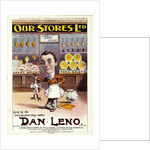 Song Sheet Cover featuring Dan Leno. London, England, 19th century by Sidney Kent