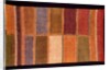 Cloth with design of multi-colour rectangles by Unknown