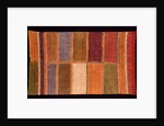 Cloth with design of multi-colour rectangles by Unknown