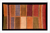 Cloth with design of multi-colour rectangles by Unknown