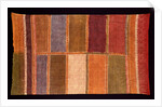 Cloth with design of multi-colour rectangles by Unknown