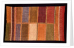 Cloth with design of multi-colour rectangles by Unknown