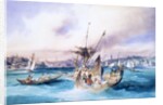 The entrance to the Golden Horn by Aloysius Rosarius Amadeus Raymondus Andreas Brueghel