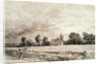 Cottage and Road by John Constable