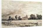 Cottage and Road by John Constable