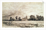 Cottage and Road by John Constable