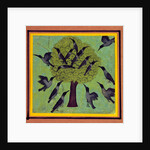 A Tree with Crows Perched in its Branches, with Others Flying Around It. Rajasthan, India, c.1850 by Unknown