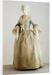 Apron, gown and petticoat. Britain, mid-18th century by Unknown