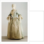 Apron, gown and petticoat. Britain, mid-18th century by Unknown