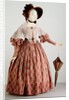 Victorian dress with shamrock pattern. England, 19th century by Unknown