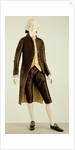 Dress suit and waistcoat. England, 1780-90 by Unknown