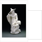 A Chinese man scolding a boy by Agostino Carlini