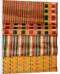 Four lengths of Mashru fabric. Tamil Nadu, mid-19th century. by Unknown