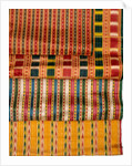 Four lengths of Mashru fabric. Tamil Nadu, mid-19th century. by Unknown