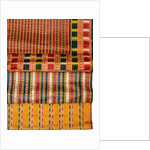 Four lengths of Mashru fabric. Tamil Nadu, mid-19th century. by Unknown