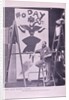 Dudley Hardy painting his design for Today Magazine by Anonymous