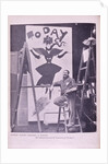 Dudley Hardy painting his design for Today Magazine by Anonymous