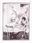 How King Arthur saw the Questing Beast by Aubrey Vincent Beardsley