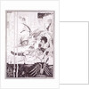How King Arthur saw the Questing Beast by Aubrey Vincent Beardsley