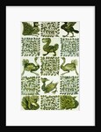 Birds and leaves by Unknown