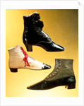 Woman's and Man's boots. Europe, 19th century by Unknown