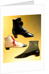 Woman's and Man's boots. Europe, 19th century by Unknown