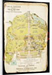 Plan of the Festival of Empire grounds showing the All Red Tour by Anonymous