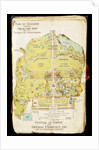 Plan of the Festival of Empire grounds showing the All Red Tour by Anonymous