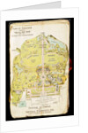Plan of the Festival of Empire grounds showing the All Red Tour by Anonymous