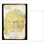 Plan of the Festival of Empire grounds showing the All Red Tour by Anonymous