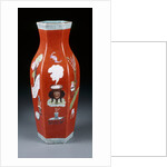Hexagonal vase by Unknown