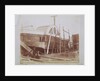 Paddle Steamer in Dry Dock by Calvert Richard Jones