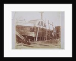 Paddle Steamer in Dry Dock by Calvert Richard Jones
