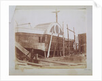 Paddle Steamer in Dry Dock by Calvert Richard Jones