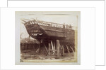 Ship in Dry Dock by Calvert Richard Jones