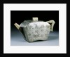 Teapot with calligraphy by Unknown